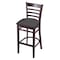 Holland Bar Stool Co 30" Bar Stool, Dark Cherry Finish, Canter Storm Seat 314030DC004 - alternate 1